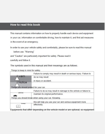 nissan atlas f24 2018-2019 owners manual in english